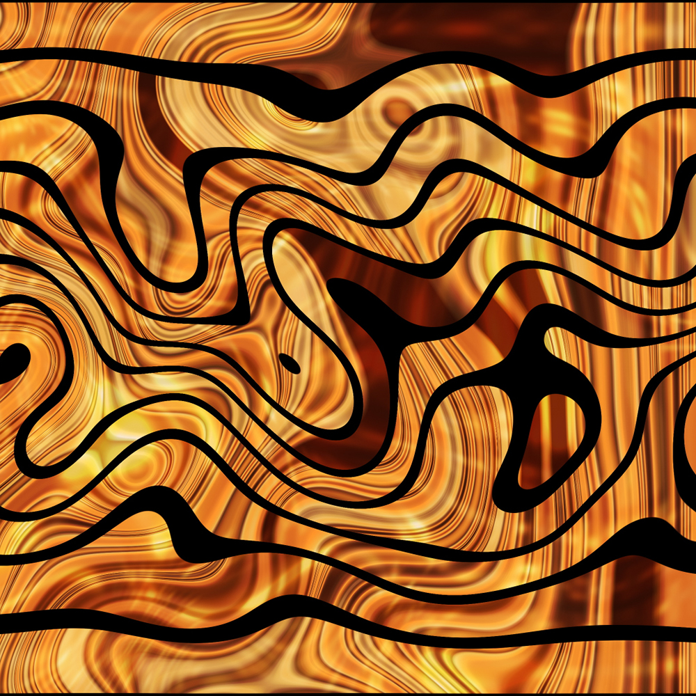 Arte Digital abstracto para hall de edificio ICONNECT
