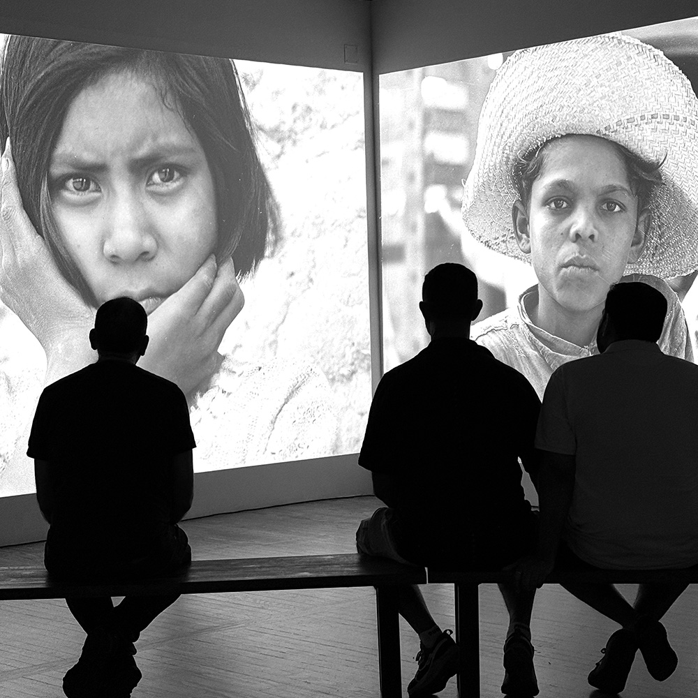 Instalación multipantalla para exposición del artista Alberto Ferreras