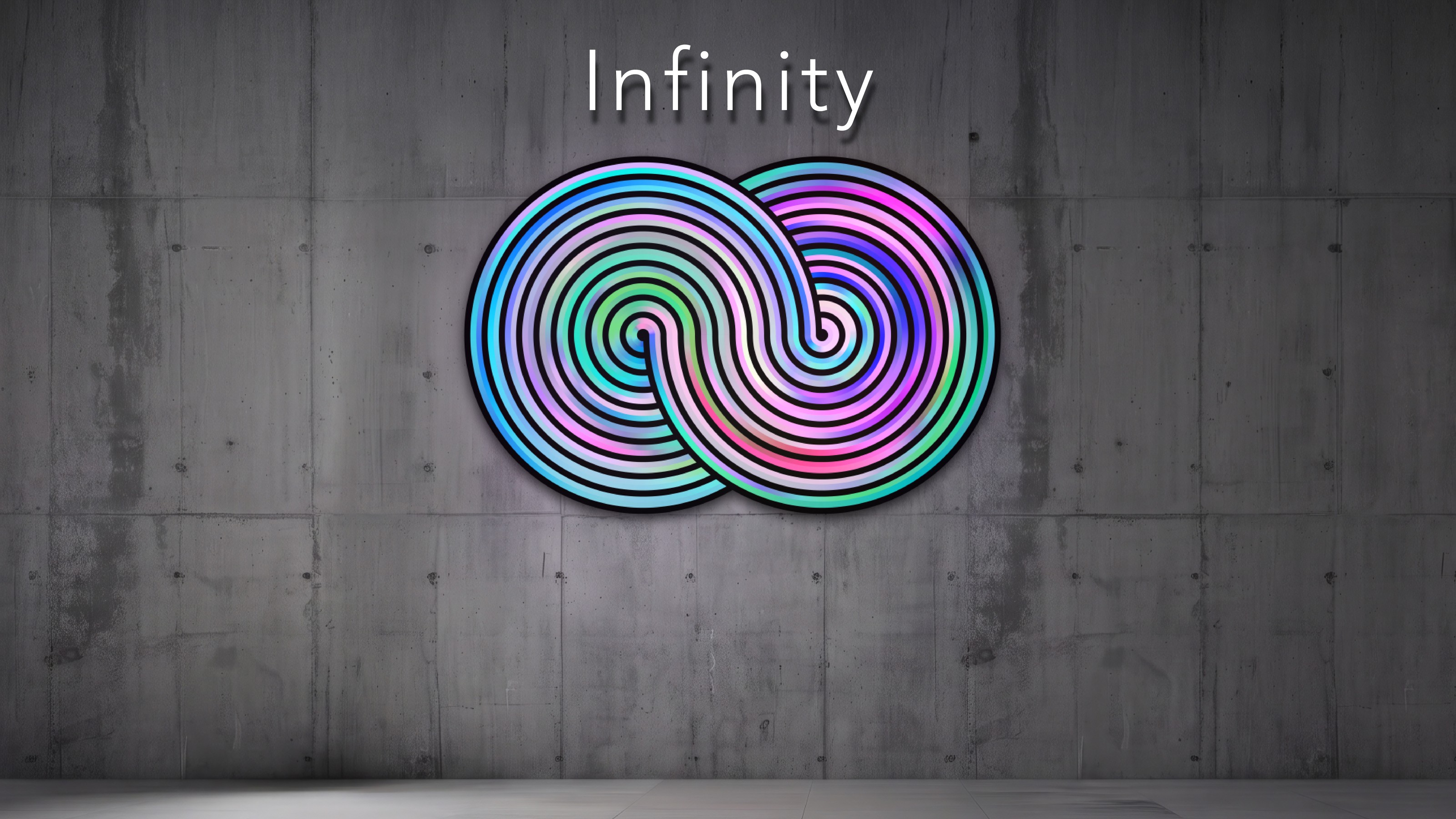 Infinity, instalación lumínica con proyección mapping