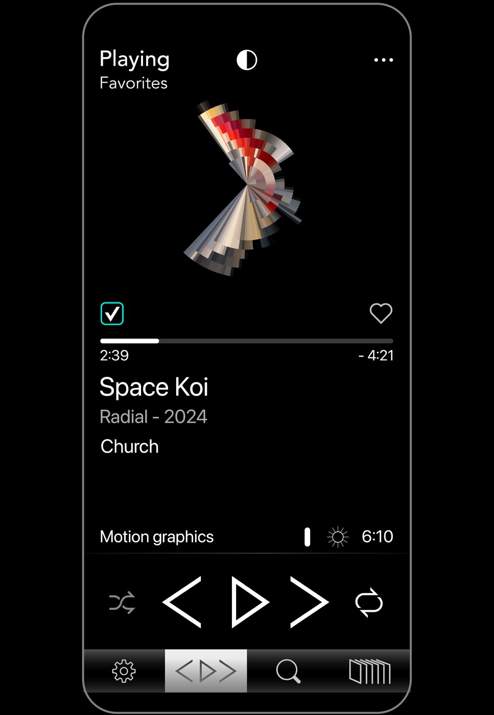 Light Mirage — pantalla Playing