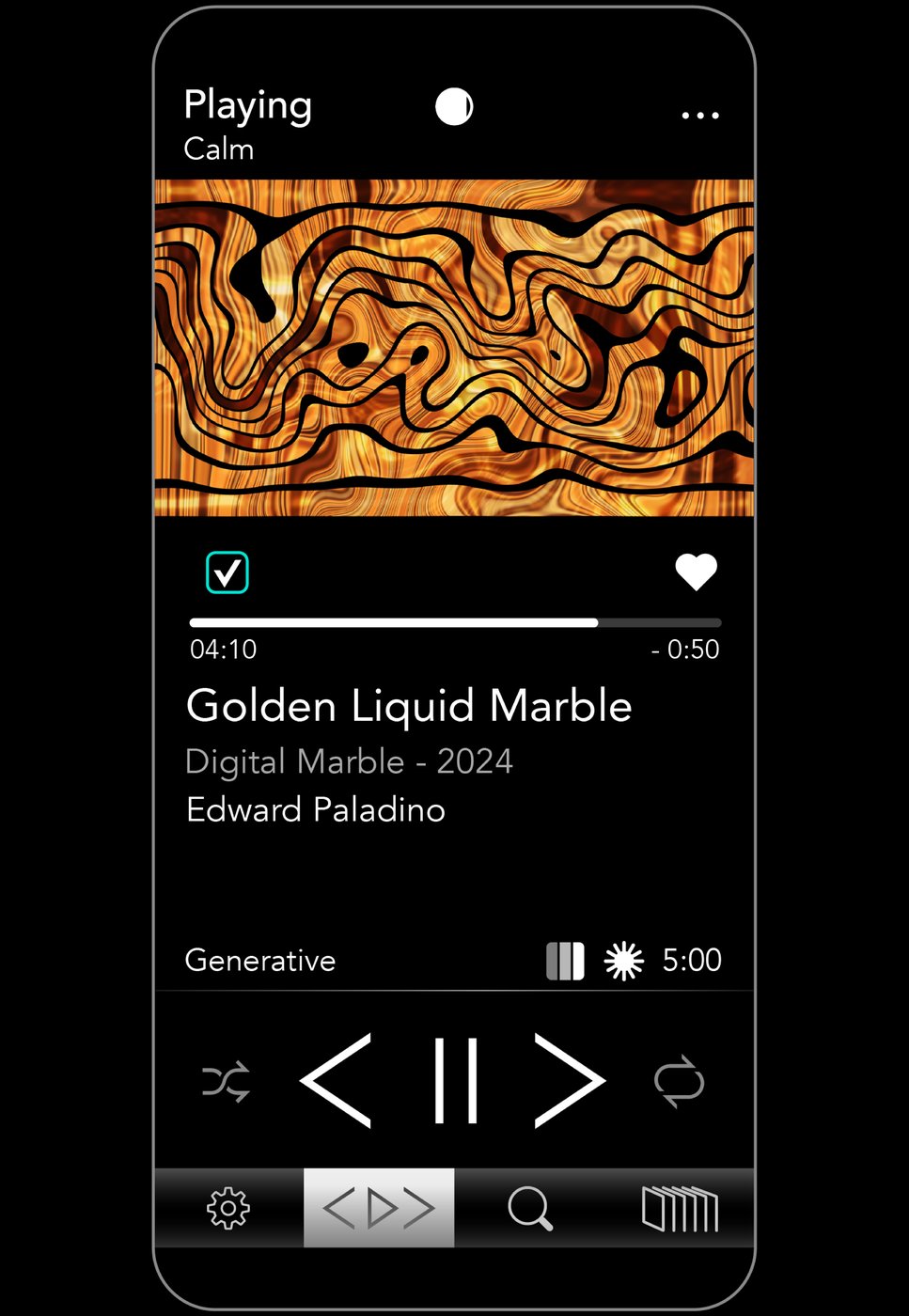Light Mirage — pantalla Display Standard